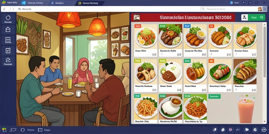 Tangkapan layar memperlihatkan mode multiplayer yang seru.