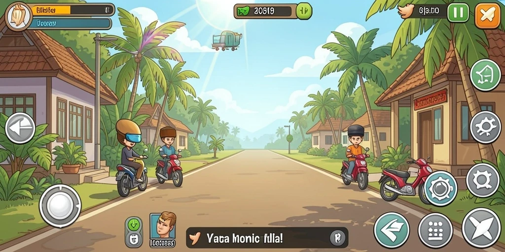 Screenshot menunjukkan berbagai karakter menarik yang bisa dipilih.
