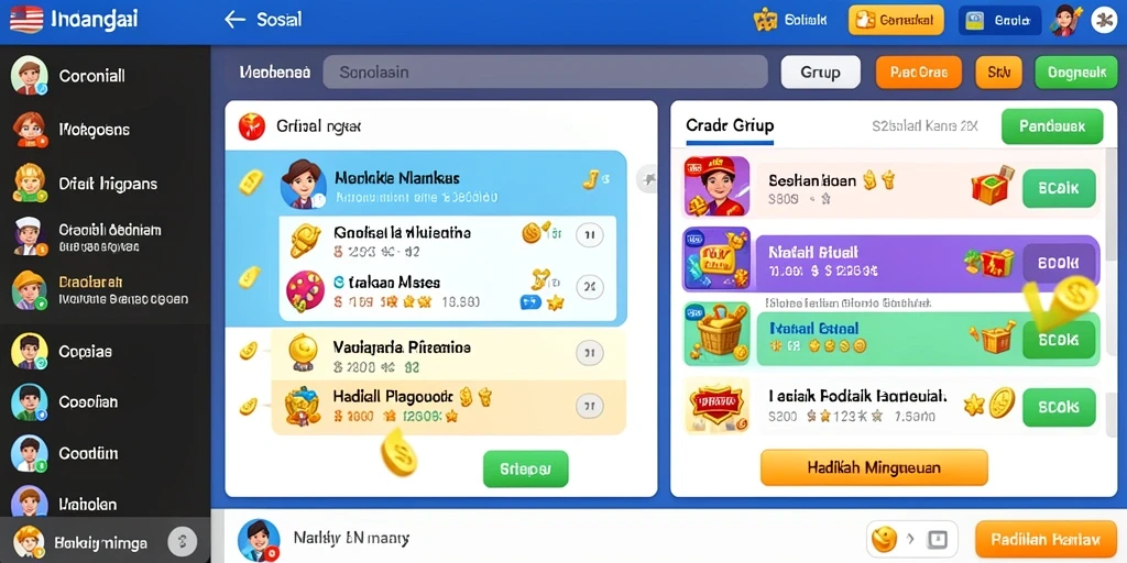 Sistem reward yang memotivasi setiap pemain.