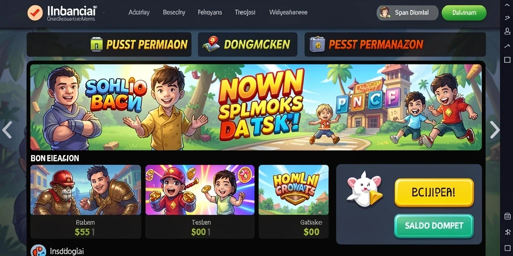 Petualangan seru bersama teman dalam mode multiplayer.